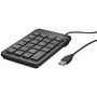Trust Xalas Teclado Numérico USB Ultradelgado Negro